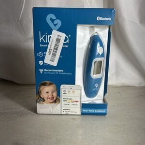 Kinsa KET005 Bluetooth Digital Smart Ear Thermometer - Blue